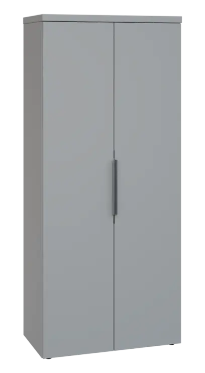 SIN 5 - 8D kancelářská skříň, 2-dveřová, 1820x800x400, šedá